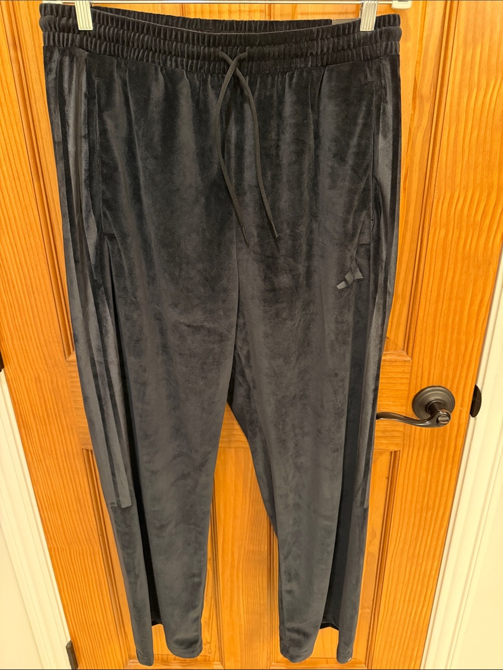 Adidas Men Velvet Loose Fit Pants Large